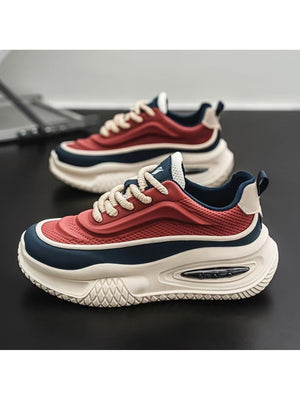Liber Four Seasons Colorblock Thick-soled Men's Casual Sports Shoes
