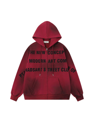Liber Autumn Neutral wear Inkjet Printing Letter Sweatshirts&Hoodies
