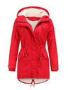 Cotton Solid Color Hooded Thick Plush Cotton Clothes