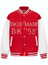 Splicing Contrasting Colors Loose College Style Baseball Uniform