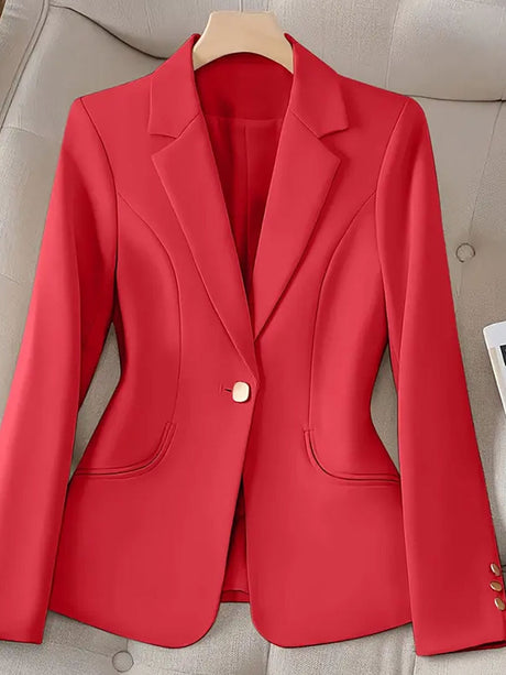 Slim Fit And Refined Tailoring Single-button Blazer
