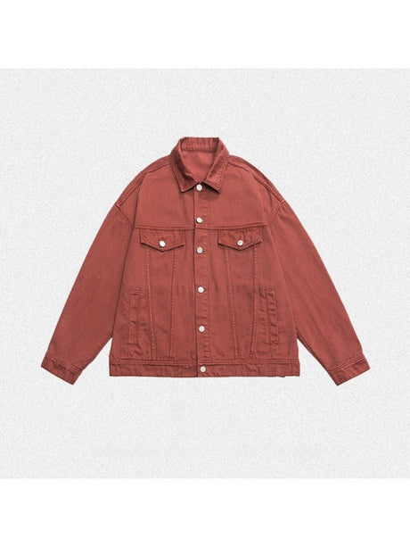 Liber Summer Neutral wear Pocket decoration Solid Color Jackets