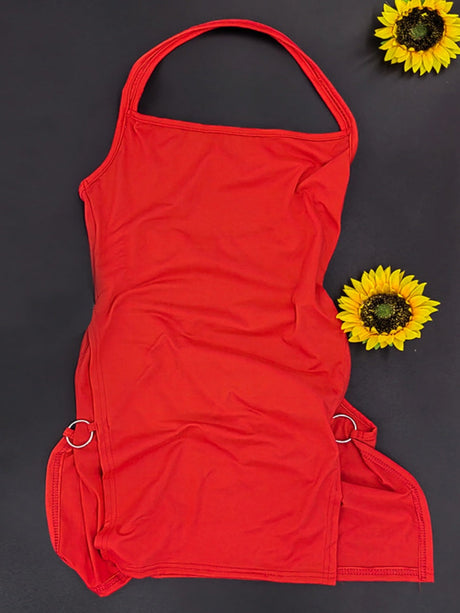 Liber Winter Women's Backless Mini&Short Dresses
