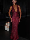 Liber Autumn Women's Solid Color Maxi Dresses
