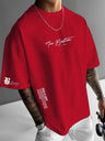 Liber Summer Men's Printed Letter T-shirts