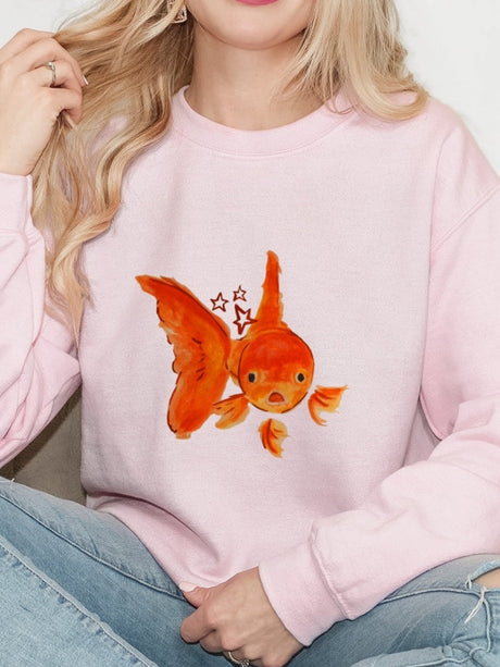 Goldfish Printed Sweatshirt