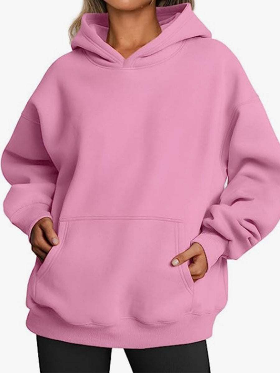 Liber Autumn Women's Pocket Sweatshirts&Hoodies