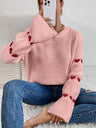 Chain Link Heart pattern Sweaters