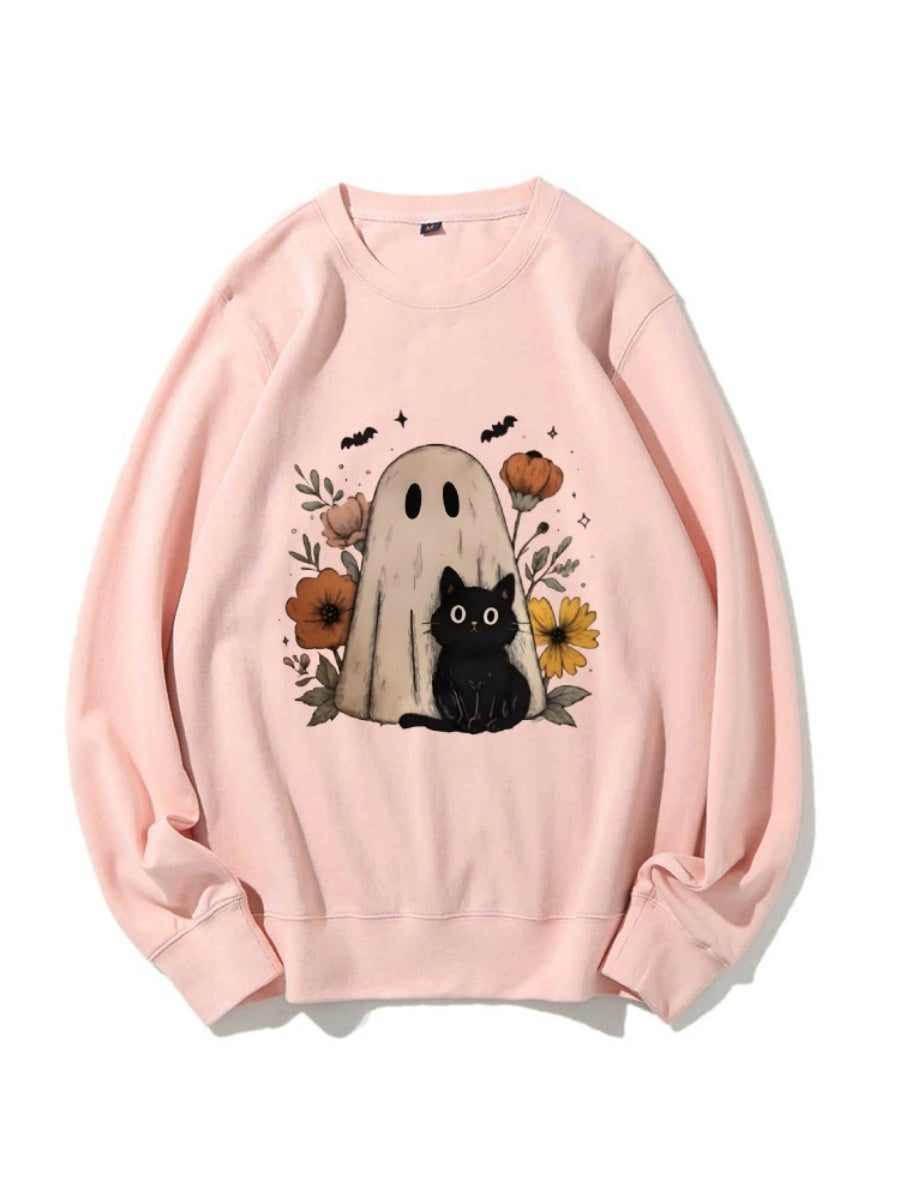 Halloween Pullover Printed Sweatshirt