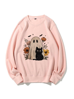 Halloween Pullover Printed Sweatshirt