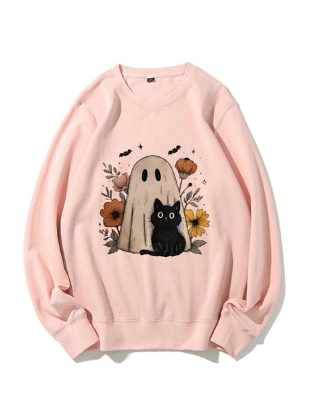 Halloween Pullover Printed Sweatshirt