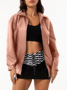 Street Cool Loose Pocket Leather Jacket
