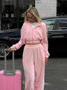 Liber Autumn women's solid color zipper clothing Sweatshirts&Hoodies Long sleeve cardigan two piece set