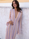 Boho Deep V-Neck Split Maxi Dress