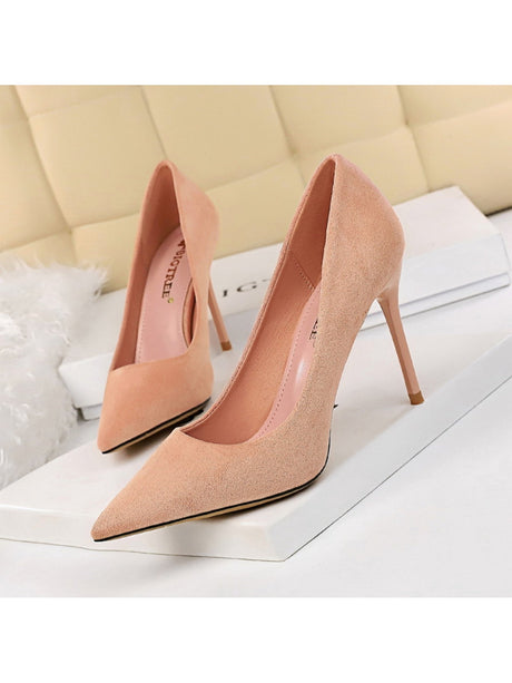 Liber Spring and autumn women's high heels