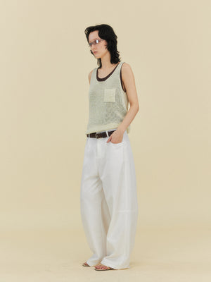 Solid Color Simple Tank Top
