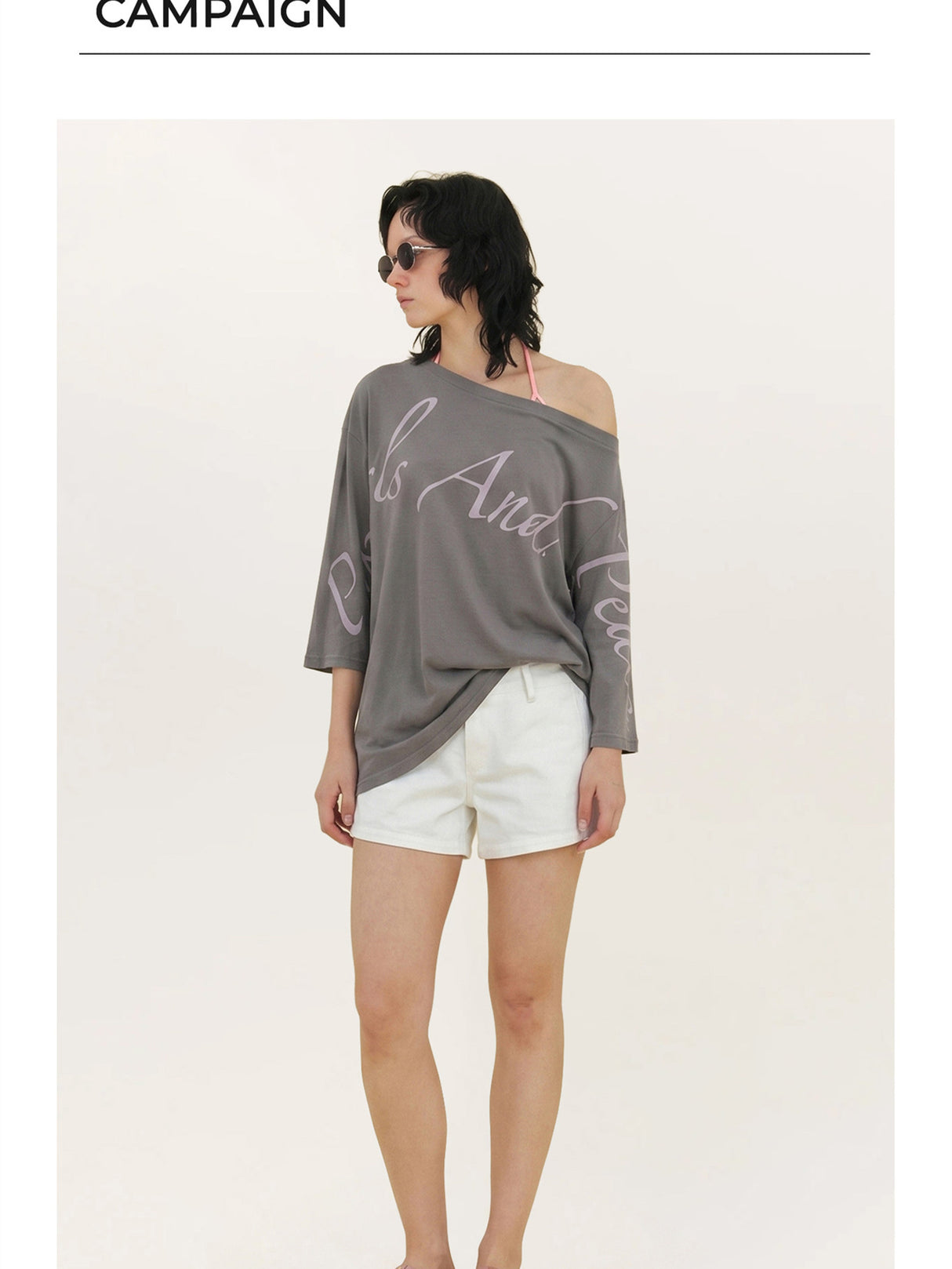 Creative Asymmetrical Print Top