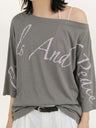 Creative Asymmetrical Print Top