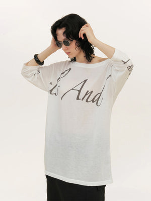 Creative Asymmetrical Print Top
