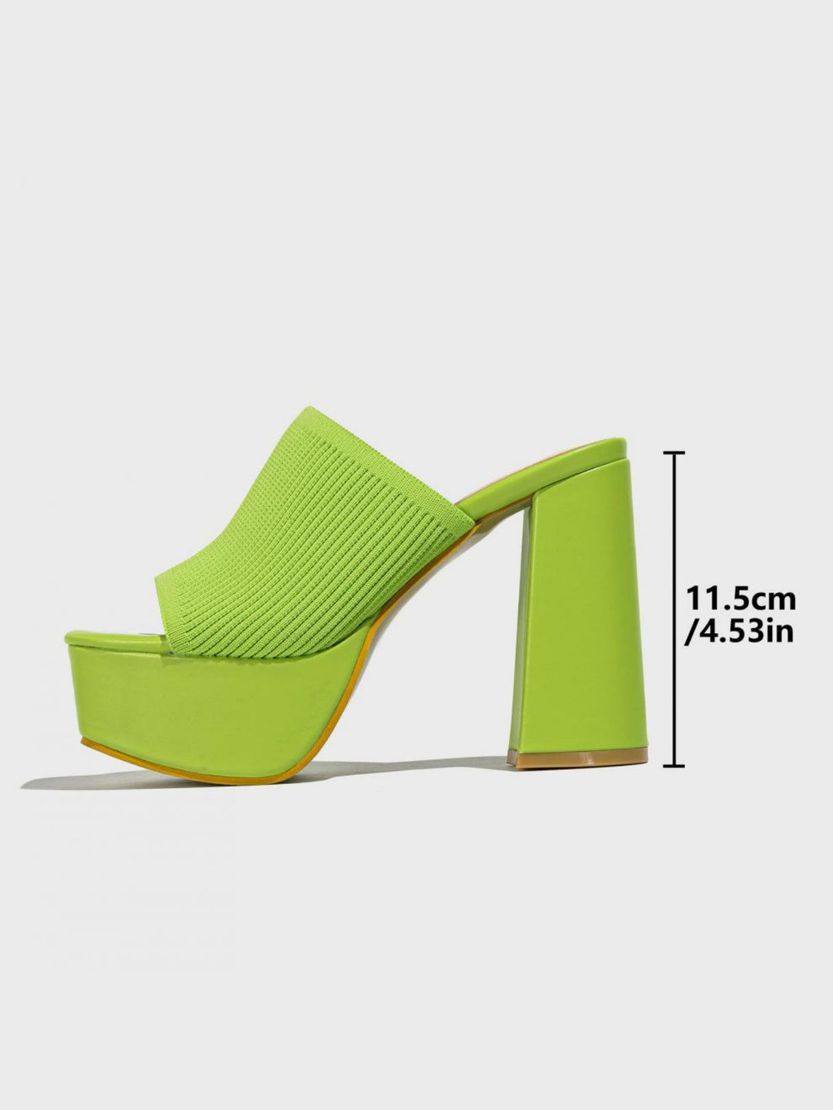 Flyknit Fashion Chunky Heel Waterproof Platform Outdoor Street Sandals