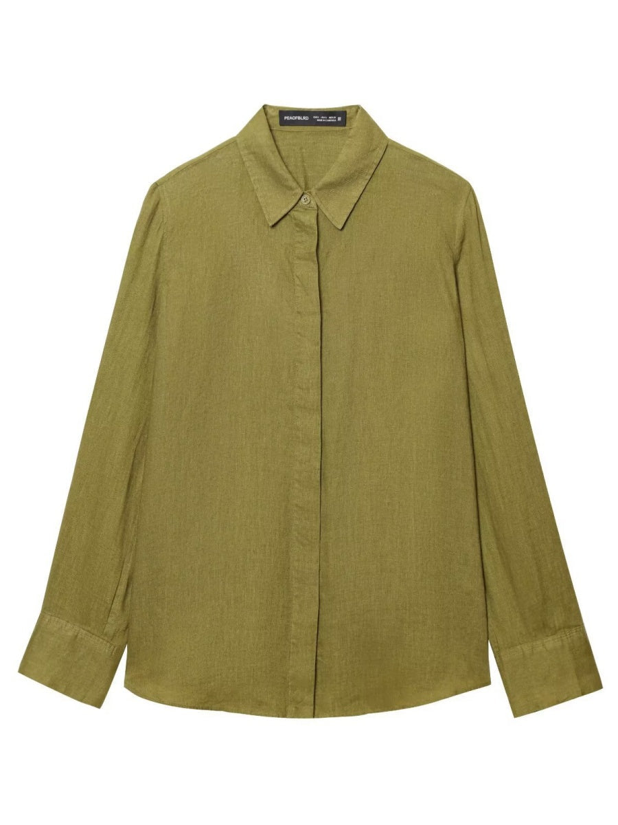 Shirts Loose Trousers 2-piece Sets