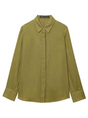 Shirts Loose Trousers 2-piece Sets