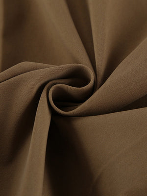 Liber Autumn Women's Buttons Solid Color Trench Coats