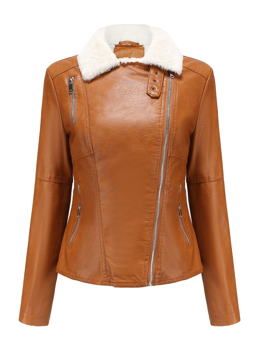 Fur Plush Long Sleeve Keep Warm Jackets