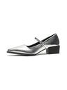 Liber Spring and Autumn Metallic Women's Mary Jane Shoes
