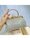 Liber Four Seasons ACC Rivet Diamond Shell Bag