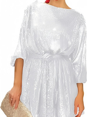 Basic Sequins Bandage Party Short Dress