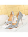 Liber Spring and Autumn Sequined Women's High Heels