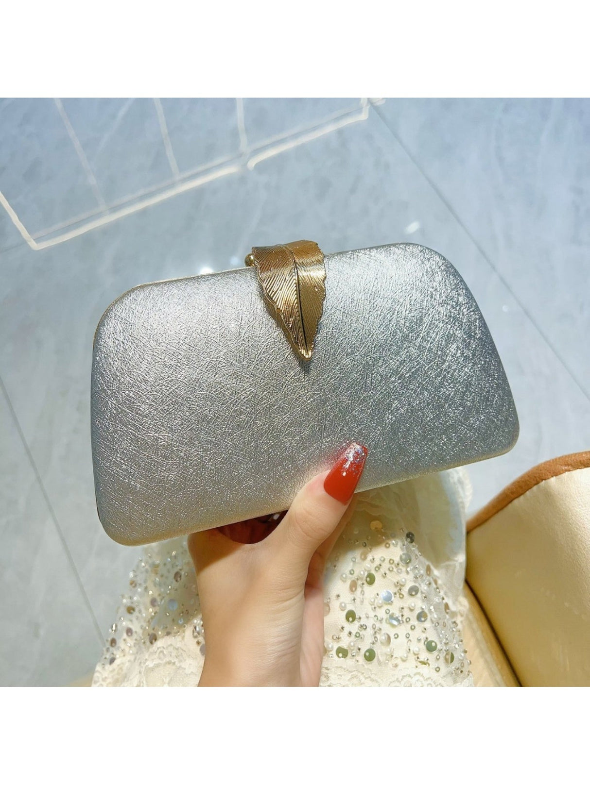 Liber Four Seasons ACC Metal Leaf Box Bag