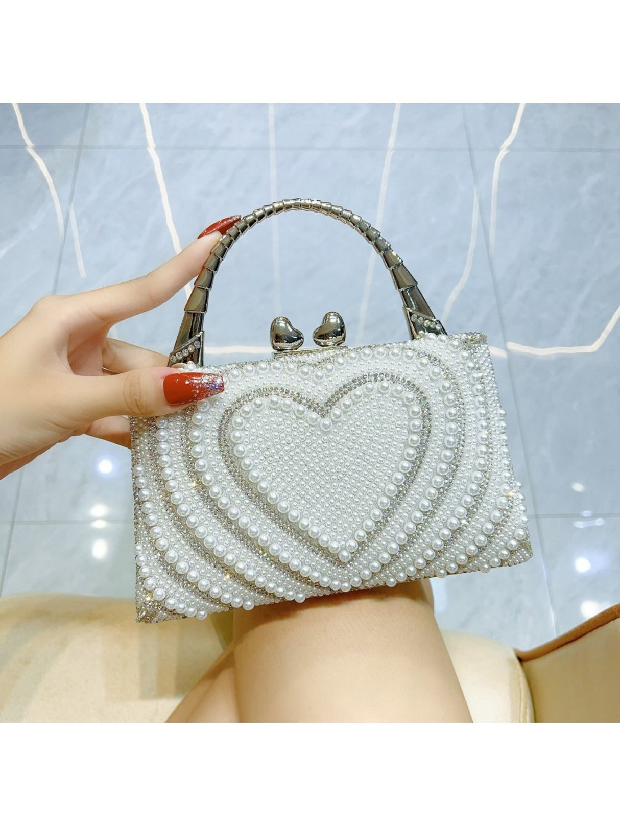 Liber Four Seasons ACC Pearl Love Saddle Bag