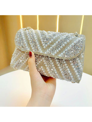Liber Four Seasons ACC Diamond Pearl Underarm Bag