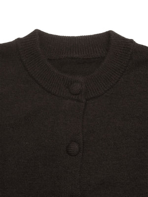 Long-sleeved Casual Loose Sweater Cardigan Solid Color Cardigans