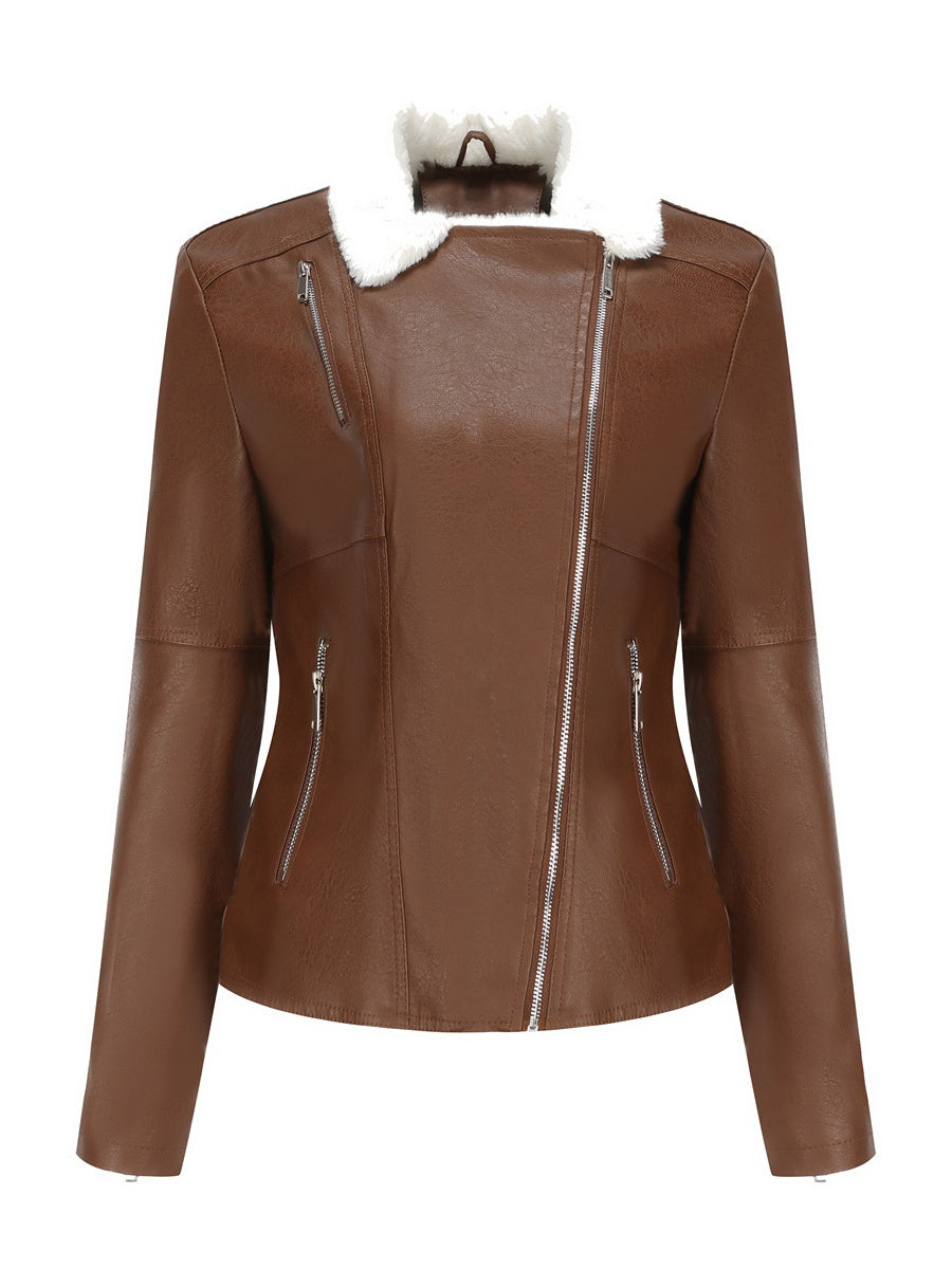 Fur Plush Long Sleeve Keep Warm Jackets