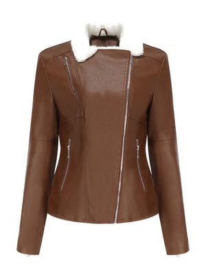 Fur Plush Long Sleeve Keep Warm Jackets