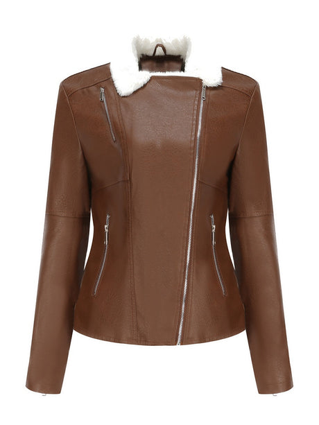 Fur Plush Long Sleeve Keep Warm Jackets