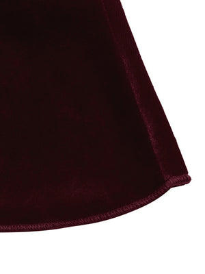 Velvet Off-shoulder Spaghetti Strap Mini Dress