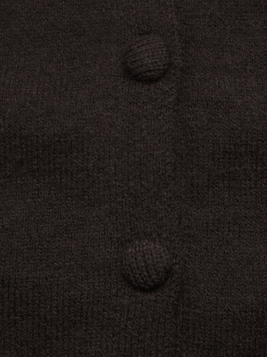 Long-sleeved Casual Loose Sweater Cardigan Solid Color Cardigans