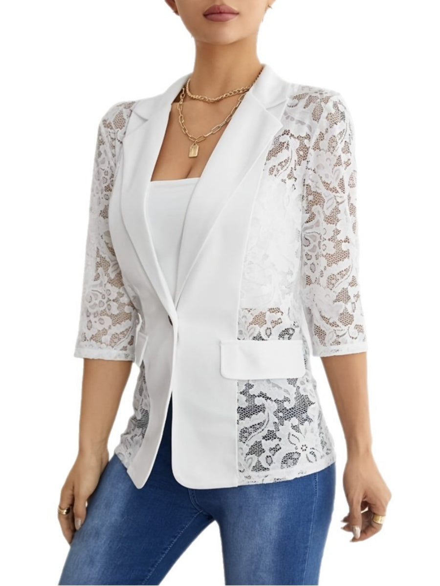 Lace Sunscreen Blazers Commuting Jackets