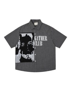 Retro Portrait Printed Shirts