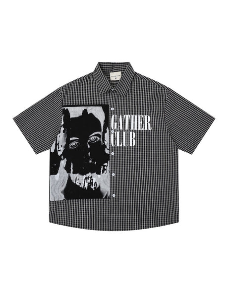Retro Portrait Printed Shirts