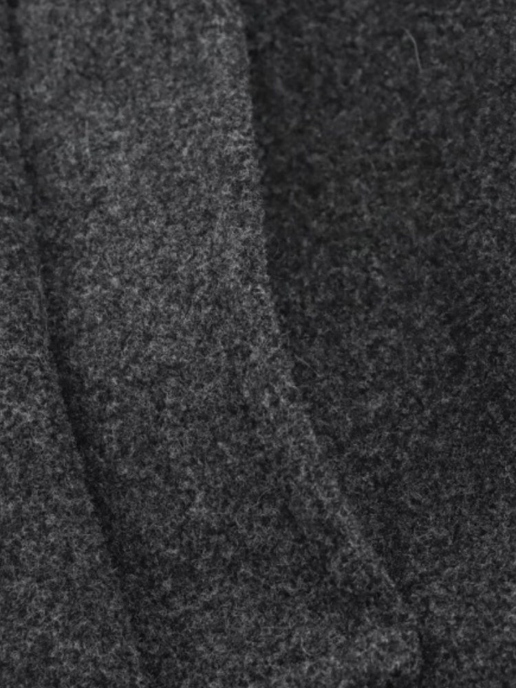 Soft Cropped Blazer With Double-breasted Lapels