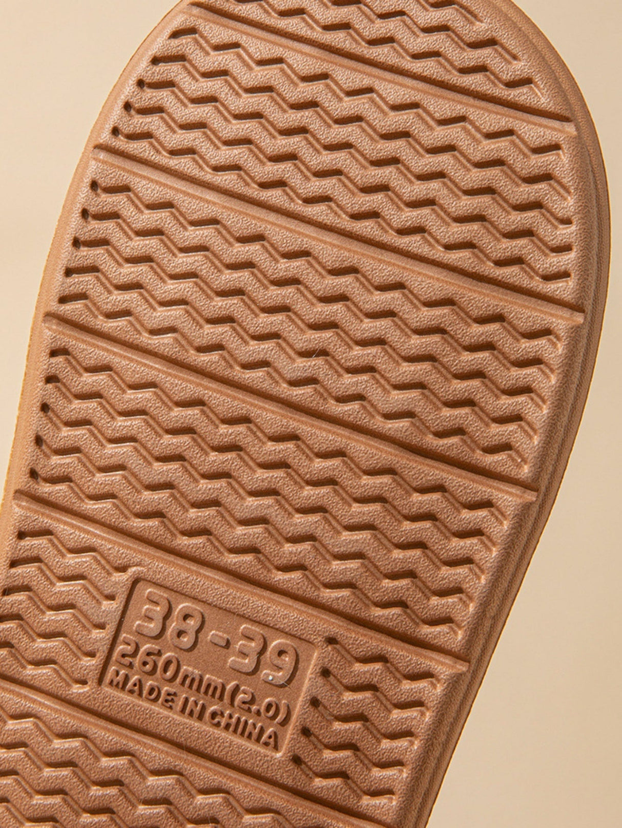 Solid Color Stitching Thick-soled Slippers