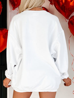 Christmas Bow Sequins And Glitter Valentine's Day Sweatshirts&Hoodies