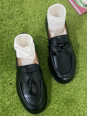 BIUCILI Paradox, The Same Style Worn By Karena Ng Original Designer College Women's Single Shoes, Leather Shoes, Loafers