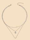 Square Diamond Multi-layer Necklace