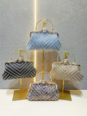 Liber Four Seasons ACC Rivet Diamond Shell Bag